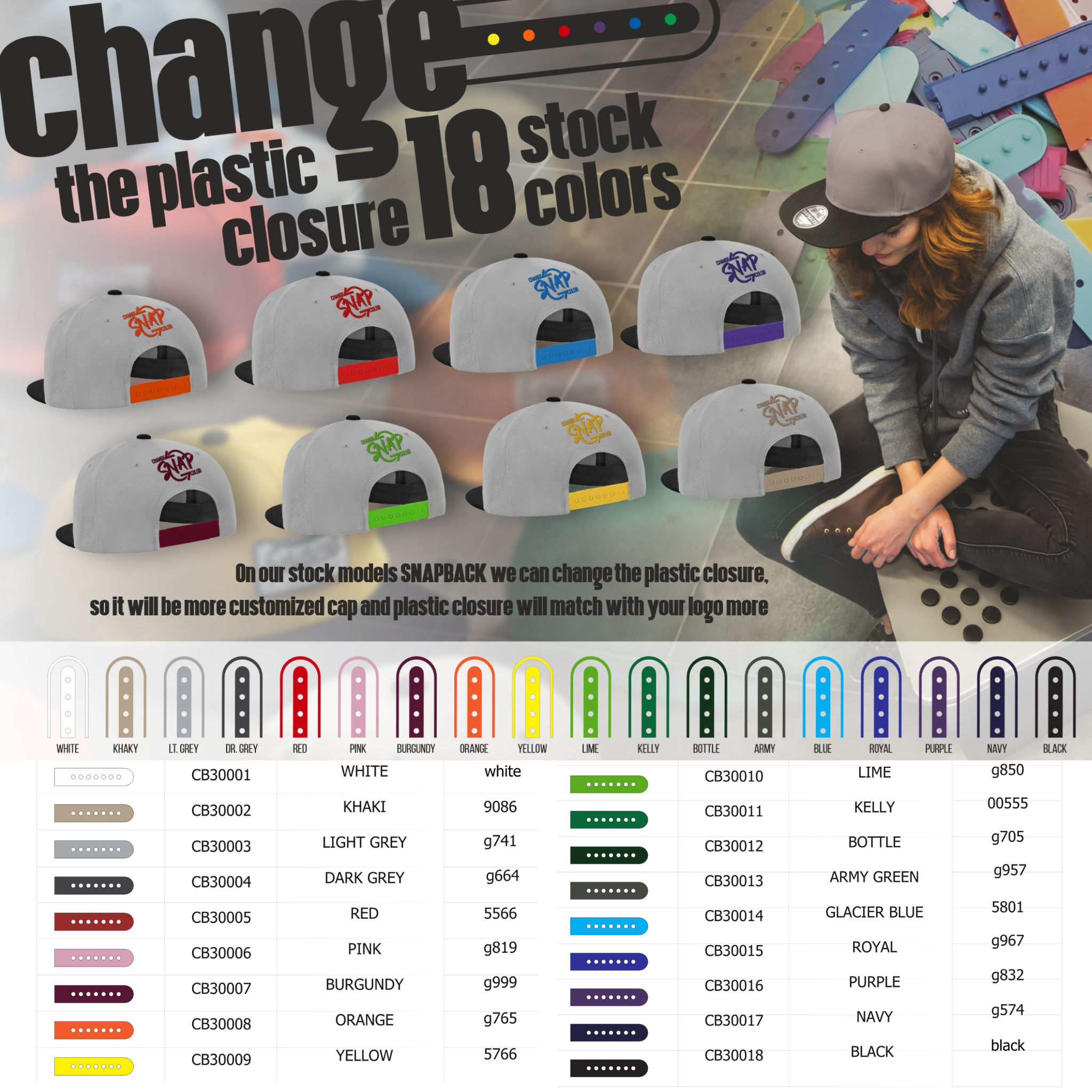 Snap Curved 10 eri väriä varastossa